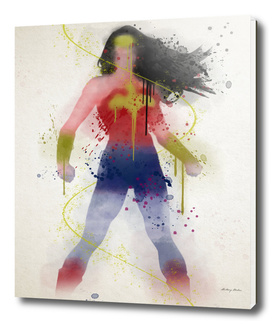 Wonder Woman Watercolor