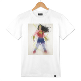 Wonder Woman Watercolor