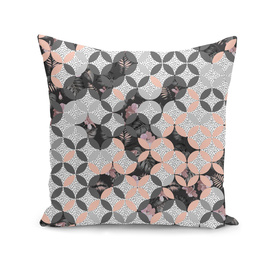 MOSAIC PATTERN AND EXOTIC NOCTURNAL BLOOM I