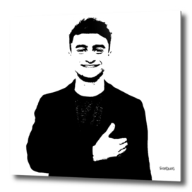 Daniel Radcliffe Stencil