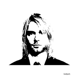 Kurt Cobain Stencil