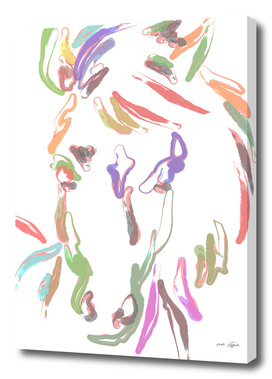 Horse head multicolor