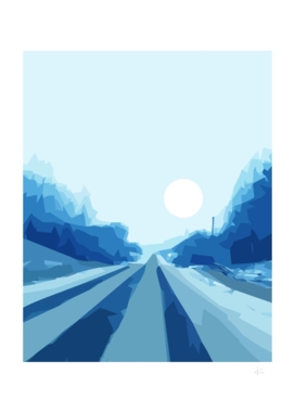 Quiet Blue Road