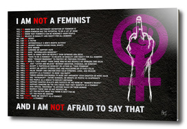 I Am NOT a Feminist