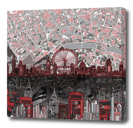 london city skyline abstract 6