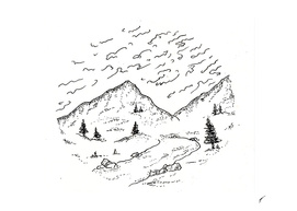 Sketch 14 - Mountain View