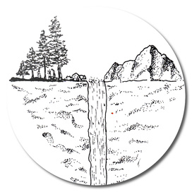 Sketch 24 - Waterfall