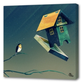 Flying Bird...house