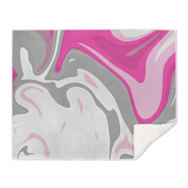 Grey and Pink Liquid Marble Effect Design