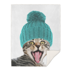 Cat with Hat Illustration