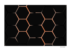 Honeycomb Lava black