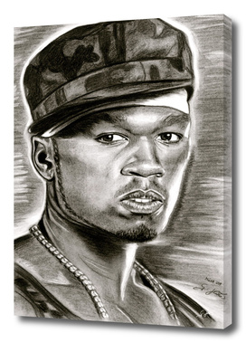 50 Cent In Black And White