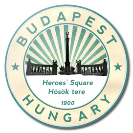 Budapest, Heroes' Square, Hosök tere, Hungary, circle
