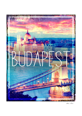 Budapest,  vintage poster