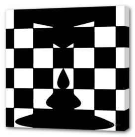 Chess and candle