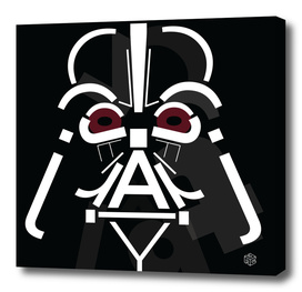 Darth Vader Typography Portrait