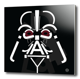 Darth Vader Typography Portrait