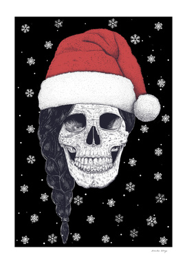 Christmas skull