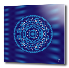 Mandala 010 Blue Mix