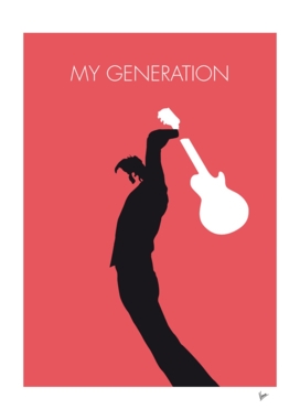No002 MY THE WHO Minimal Music poster