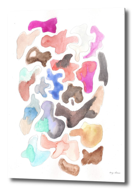 Abstract Fluid Watercolour 1