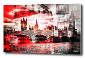 City-Art LONDON Red Bus Composing