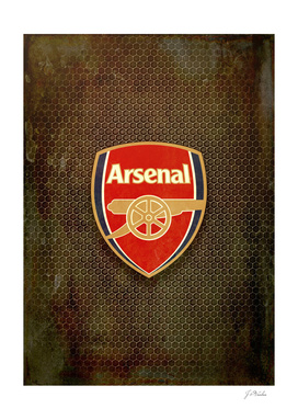 FC Arsenal metal background