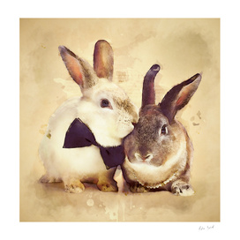 BUNNIES ARE IN LOVE