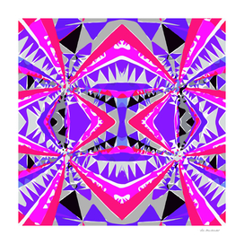 geometric triangle symmetry art pattern abstract in purple