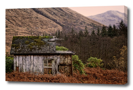Derelict Hut in Glen Etive