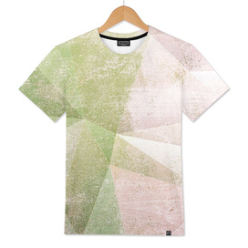 Frozen Geometry - blush and Sage Green