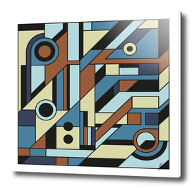 De Stijl Abstract Geometric Artwork 3