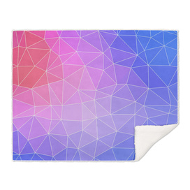 Abstract Colorful Flashy Geometric Triangulate Design