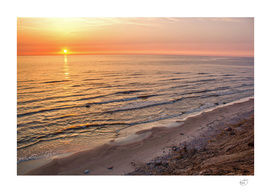 Beautiful  sunset by the sea / Dutchman's Cap