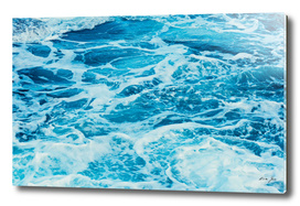 Aqua  blue sea water