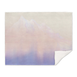 Mountains In Ombre Blush Design