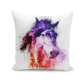 watercolor horse