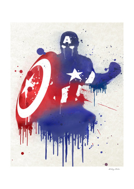 Captain America Watercolor