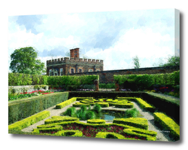 Sunken Gardens at Hampton Court
