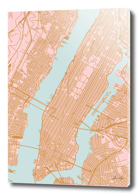 Manhattan map NY