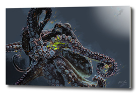 Release the Kraken" - Giant Octopus Digital Illustration