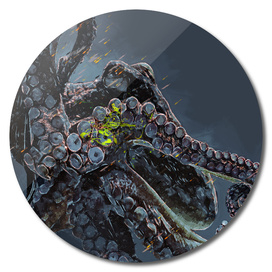 Release the Kraken" - Giant Octopus Digital Illustration