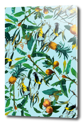 Fruit and Birds Pattern