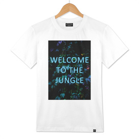 Welcome to the Jungle - Neon Typography