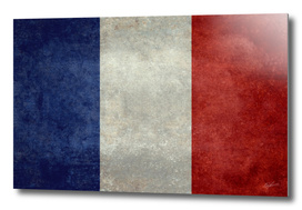 Flag of France - vintage style
