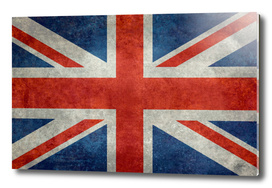Flag of UK, Union Jack in Vintage retro style
