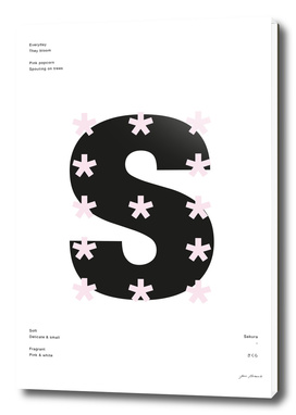 Sakura Typography Poster