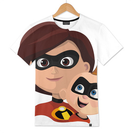 Elasticgirl and Jack Jack - The Incredibles