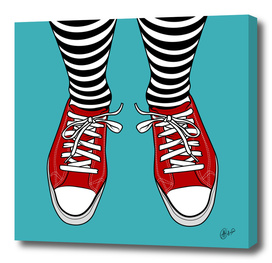BANDY'S RED SHOES