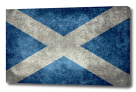 Flag of Scotland Vintage retro style